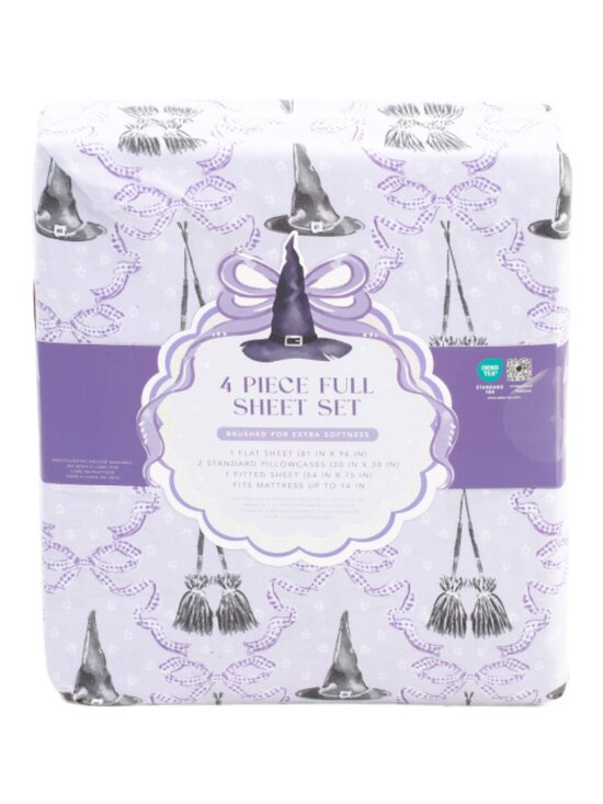 FEELIN SPOOKY Other - FEELIN SPOOKY Coquette Witch Sheet Set